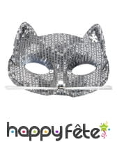 Loup chat recouvert de sequins, image 2