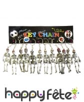Lot de 12 porte clefs squelette, image 1
