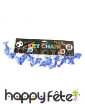 Lot de 12 porte clés dauphin transparent