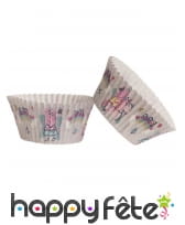 Lot de 25 Moules Peppa Pig pour cupcakes, 5 x 3 cm