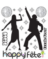 Lot de 2personnages disco