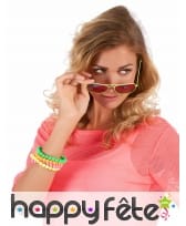 Lot de 4 bracelets multicolores pour adulte, image 1