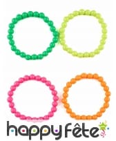Lot de 4 bracelets multicolores pour adulte