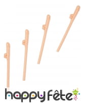 Lot de 6 pailles zizi