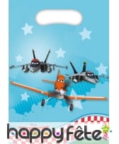 Lot de 6 sacs cadeaux Disney planes