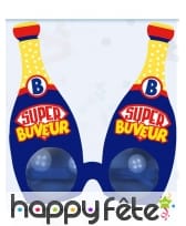 Lunettes de bouteilles de bulles Super Buveur