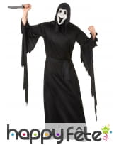 Long déguisement de scream avec masque