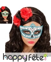 Loup Dia de los muertos pailletté