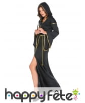Long déguisement noir et doré de religieuse, image 6