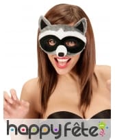 Loup de raton laveur peluche pour adulte