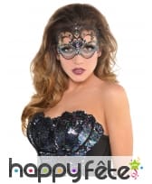 Loup de sirène avec fausses pierres colorées