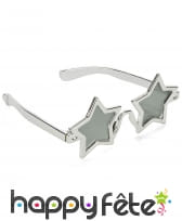 Lunettes étoiles argentées, image 1