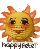 Lampion en forme de soleil, 36cm