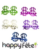 Lunettes en forme de dollar