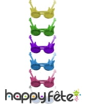 Lunettes en forme de guitare