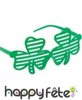 Lunettes en forme de trèfles verts, image 3