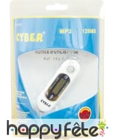 Lecteur/enregistreur mp3 de 128 mo