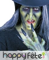 Longs faux ongles noirs de sorcière