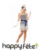 Longs gants beige satinés