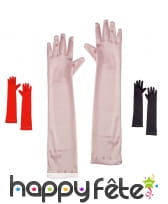 Longs gants décorés de strass pour enfant