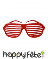 Lunettes grillage rouge