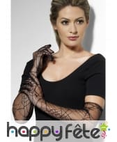 Longs gants transparents style toile d'araignée, image 1