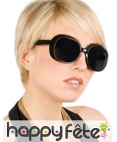Lunettes julie noires, monture noire