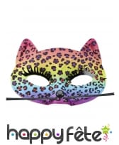 Large Loup de léopard multicolore, image 1