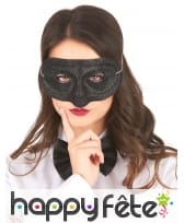 Large loup pailleté en plastique, image 1