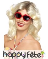 Lunettes lèvres rouges