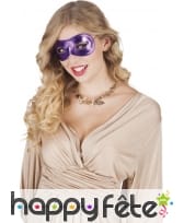 Loup métallisé en plastique souple, image 1