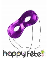 Loup métallisé en plastique souple, image 2