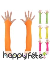 Longues mitaines fluo