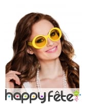 Lunettes ovales de style disco pour femme, image 1