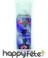 Laque paillettée argent