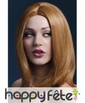 Longue perruque auburn Sophia de 43cm