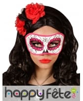 Loup pailletté adulte Dia de los muertos, image 3