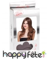 Longue perruque chatain ondulée, luxe, image 2