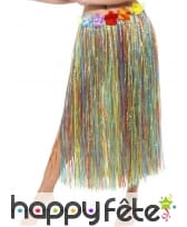 Long pagne Hawaïen multicolore fleuri, image 2