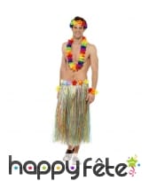 Long pagne Hawaïen multicolore fleuri, image 1