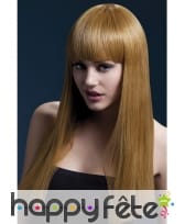 Longue perruque lisse Auburn de 48cm
