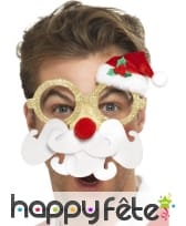 Lunette père noël humoristique