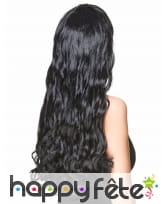 Longue perruque ondulée avec frange droite, image 2