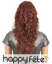 Longue perruque rousse bouclée, image 1