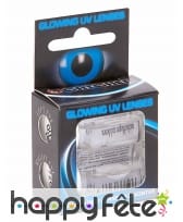 Lentilles quadrillage blanc UV, image 1
