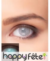 Lentilles quadrillage blanc UV