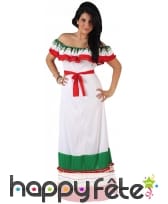 Longue robe aux couleurs du Mexique