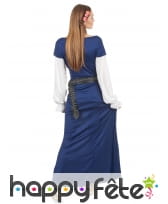 Longue robe bleue de bavaroise, image 2