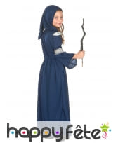 Longue robe bleue médiévale pour enfant, image 2