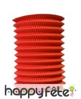 Lampion rouge cylindrique